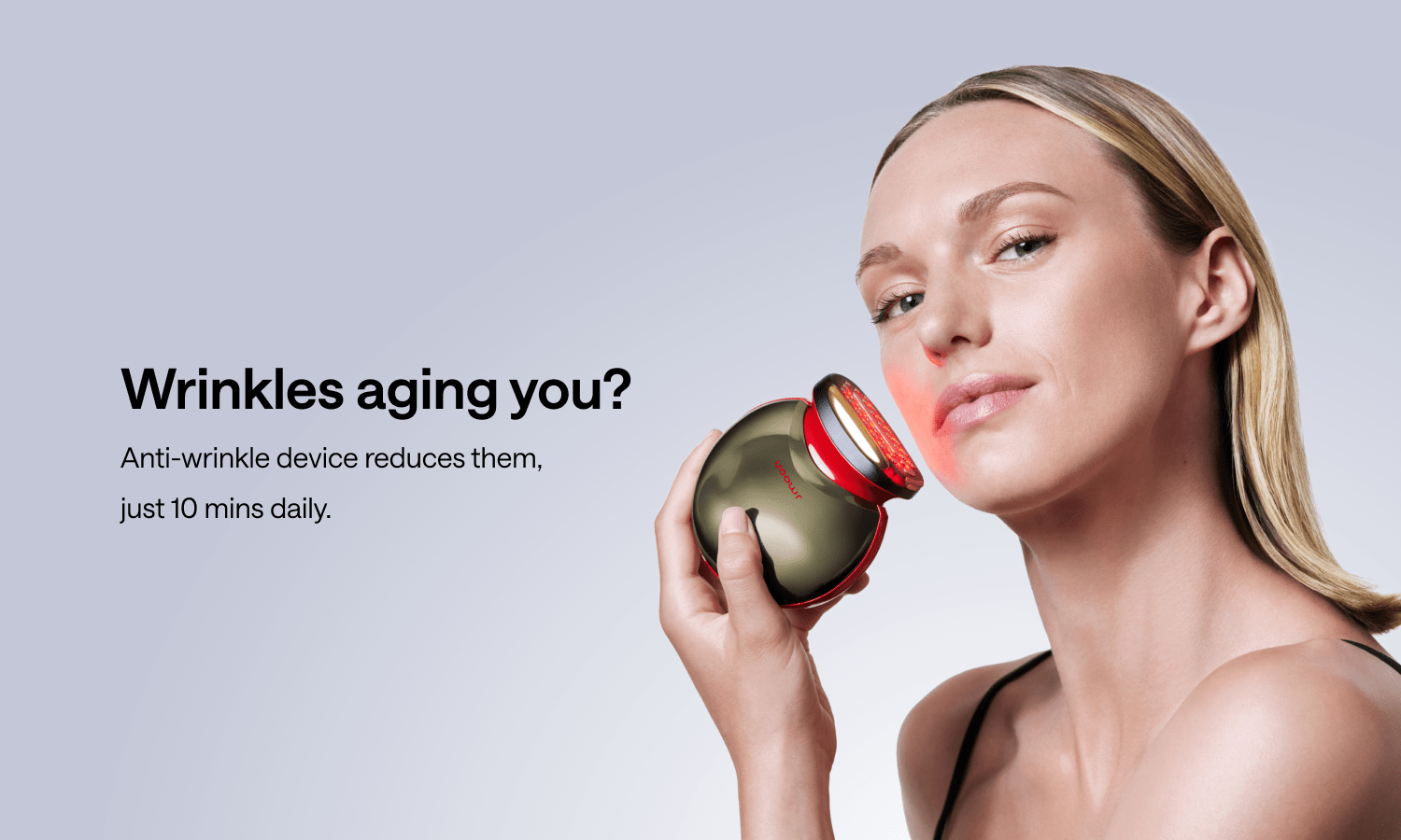 Anti-wrinkle device reduces them, just 10 mins daily - JMOON Official