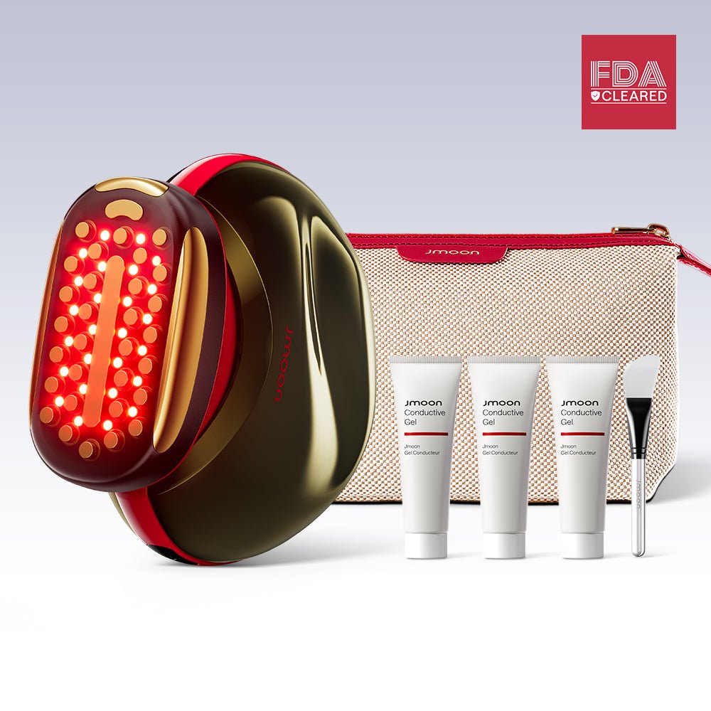 JMOON NouvelleSkin Facial Toning Device Brush Set bundle - JMOON